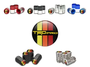 Toyota TRD Tire Valve Caps Bicycle Luxury Style